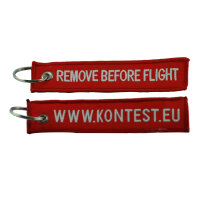 Anhänger "REMOVE BEFORE FLIGHT"